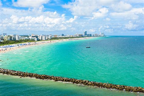 Pantai Selatan Pantai Miami Pantai Tropis Dan Surga Florida Amerika