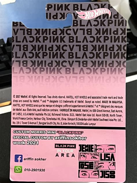 Hot Wheels Custom Blackpink Morris Mini Hobbies Toys Toys Games On Carousell