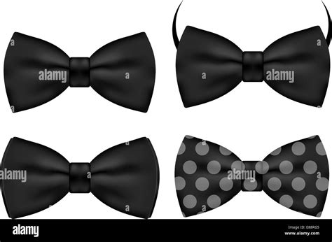 Set Of Bow Ties Stock Vector Image And Art Alamy