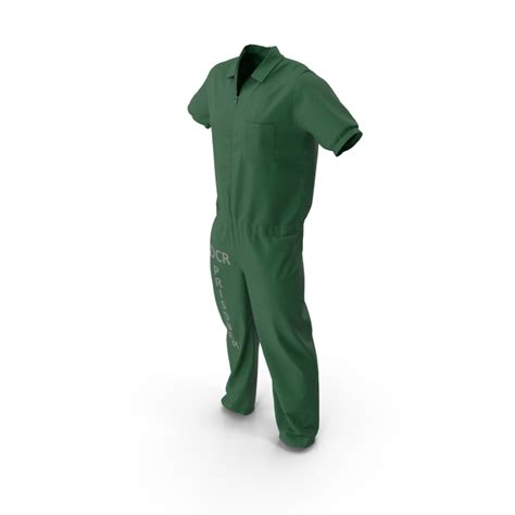 Green Short Sleeved Prison Overalls PNG Images & PSDs for Download ...