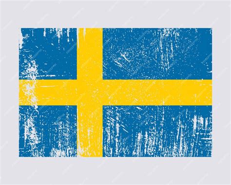 Premium Vector Sweden Flag Vector