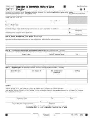 Fillable Online Form Request To Terminate Water S Edge