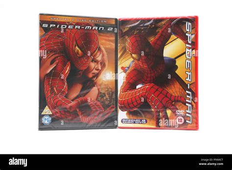 Spider-man and Spider-Man 2 Special Edition DVDs Stock Photo - Alamy