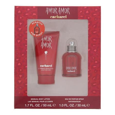 Cacharel Amor Amor Eau De Toilette 30ml & Body Lotion 50ml Gift Set