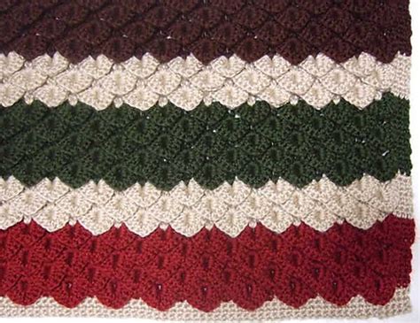 Crochet Patterns Galore - Crocodile Stitch Blanket