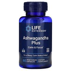 Life Extension Ashwagandha Plus 60 Vegetarian Capsules