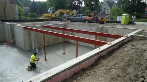 The foundation slab has been poured on our new construction in Glenview ...