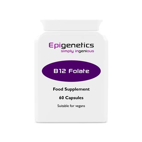 B12 Folate pack of 60 capsules - Epigenetics