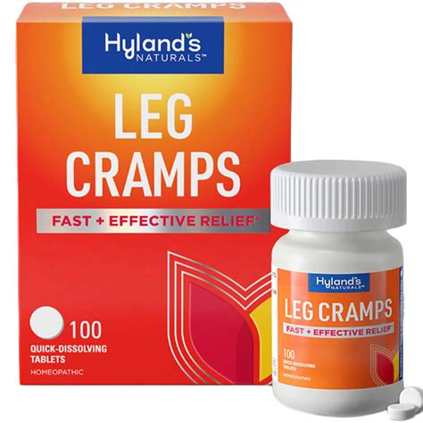 Leg Cramps Relax Calf And Foot 100 Tablets Hylands Naturals