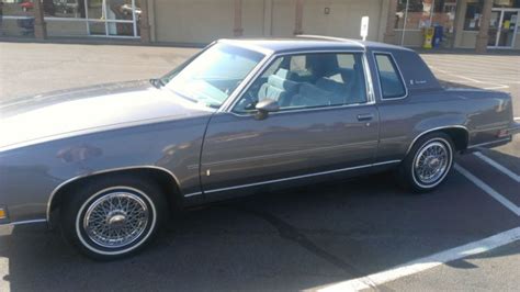 Oldsmobile Cutlass 1985 Gunmetal Grey For Sale 1g3gm47y9fr365884 1985 Cutlass Supreme Brougham