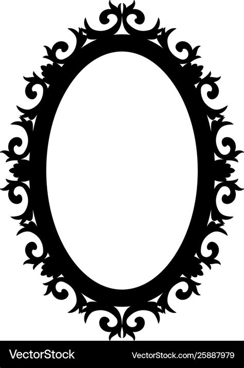 Mirror silhouette Royalty Free Vector Image - VectorStock