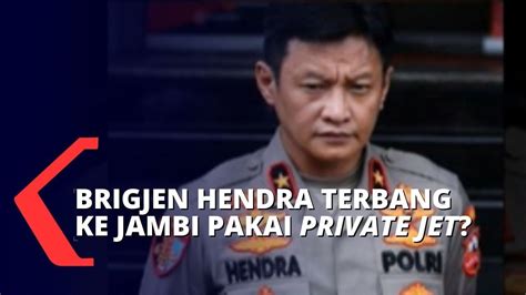 Brigjen Hendra Pakai Private Jet Saat Temui Keluarga Brigadir J