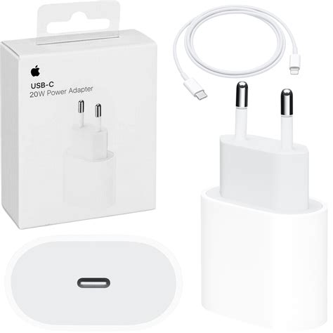 ORYGINALNA SZYBKA ŁADOWARKA DO APPLE IPHONE 20W KABEL USB C LIGHTNING