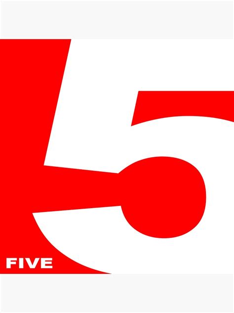 "NUMBER-5-RED" Sticker for Sale by onl50182 | Redbubble