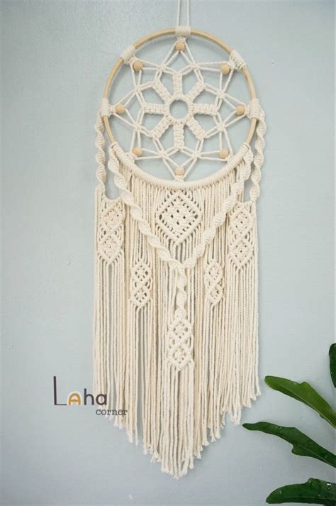 Large Dream Catcher Macrame Dream Catcher Dream Catcher Wall Hanging