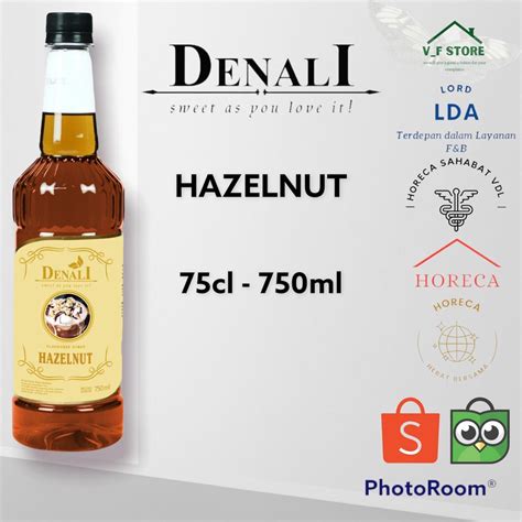 Jual Syrup Denali Rasa Hazelnut 750ml Shopee Indonesia