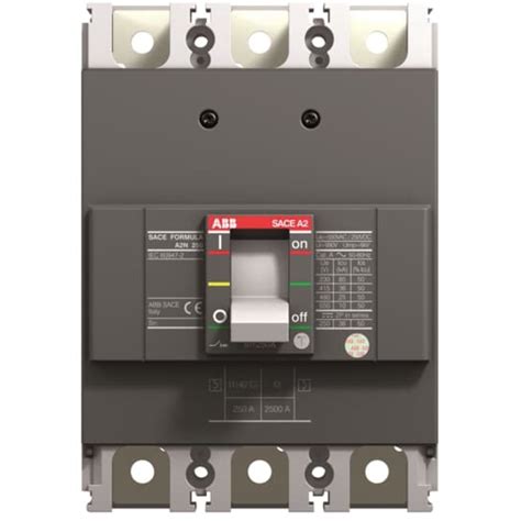 ABB SACE FORMULA Moulded Case Circuit Breaker A2C 250 TMF 125AT 250AT