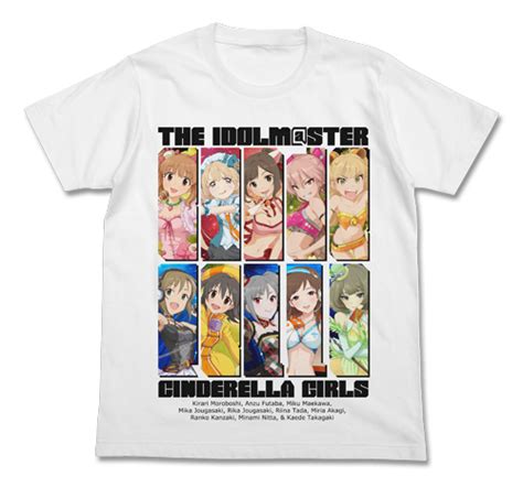 シンデレラガールズフルカラーtシャツb アイドルマスター シンデレラガールズ 二次元キャラクターグッズ製作販売の二次元コスパ