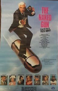 MOVIE POSTER The Naked Gun Leslie Nielson X Original Video Release EBay