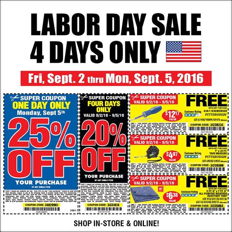 Harbor Freight On Twitter Labor Day Sale Sep Off Off