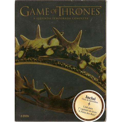 Box Dvd Game Of Thrones A Segunda Temporada Completa Novo No Shoptime