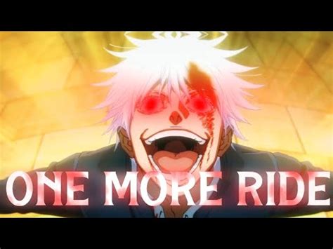 Gojo Satoru One More Ride Alight Motion Edit Amv Youtube