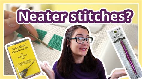 Cross Stitch Laying Tool Vs Railroading For Neater Stitches YouTube