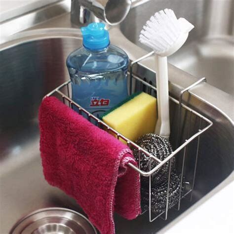 Kitchen Sink Caddy Sponge Holder At William Walker Blog