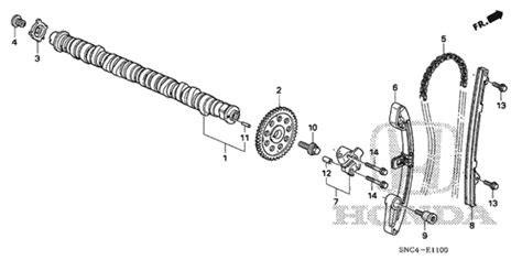 14530 RMX 004 Guide Cam Chain 2006 2011 Honda Civic Genuine