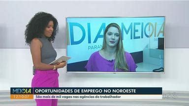 Meio Dia Paraná Noroeste Paranavaí contratou mais do que demitiu no