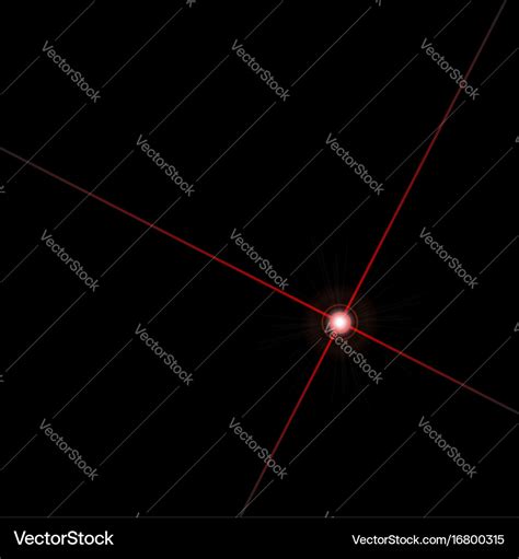 Lazer beam Royalty Free Vector Image - VectorStock