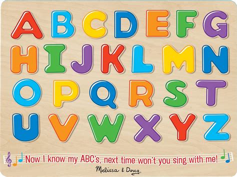 Melissa Doug Wooden Alphabet Sound Puzzle Wooden Puzzle With Sound