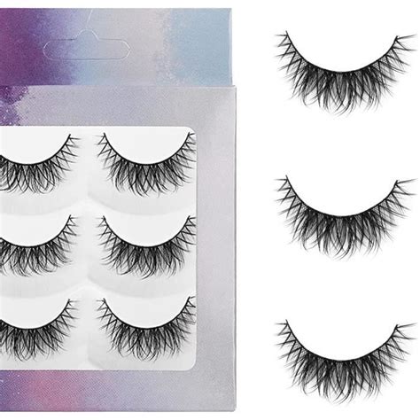 Paires Faux Cils D Naturels Faux Cils Fake Lashes R Utilisables