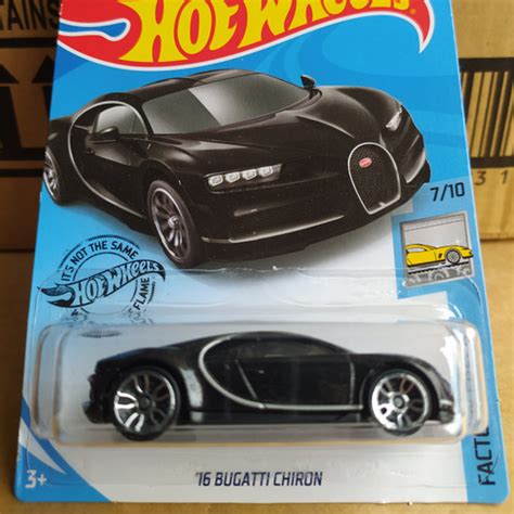 Jual S Hot Wheels Hotwheels Bugatti Chiron Hitam Kota
