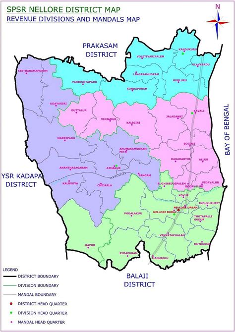 Map Sri Potti Sriramulu Nellore District Appsc State Specific