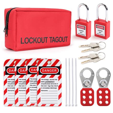 Buy Lockout Tagout Kit - Safety Lockout Padlocks Loto Hasps Lockout Tagout Tags Loto Locks Set ...