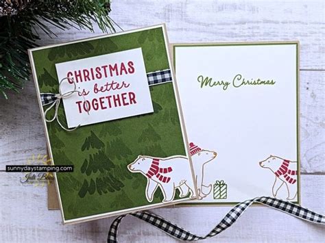 Beary Cute Christmas Card Sunny Day Stamping Christmas Cards