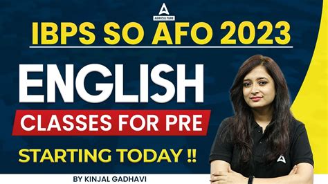 Ibps Afo English Classes Starting Today Ibps So Afo English