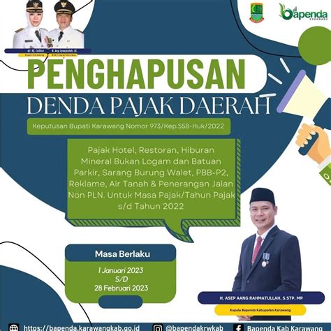 Program Penghapusan Denda Pajak Daerah Bapenda Kabupaten Karawang