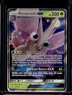 Pokemon Sun Moon Unbroken Bonds Venomoth Gx Ebay