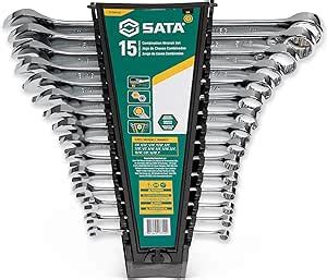 Sata Piece Point Combination Wrench Set Sae Sizes