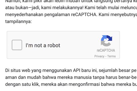 Foto Modus Serangan Siber Menggunakan Captcha I Am Not A Robot Ini