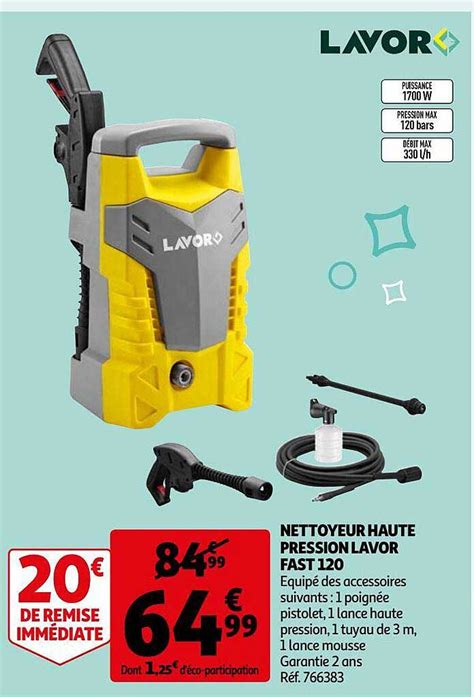 Promo Nettoyeur Haute Pression Lavor Fast 120 Chez Auchan ICatalogue Fr