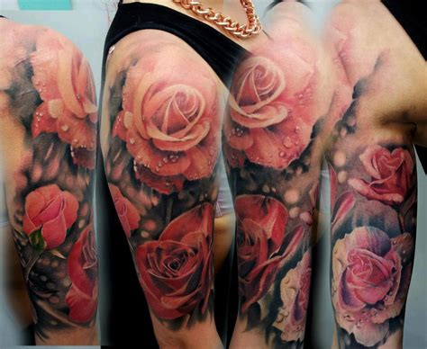 Amazingly realistic roses | Best tattoo design ideas