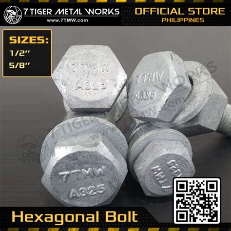ASTM A325 Structural Bolt High Tensile Hex Bolt Hot Dip Galvanized Hexagonal Bolt Set With