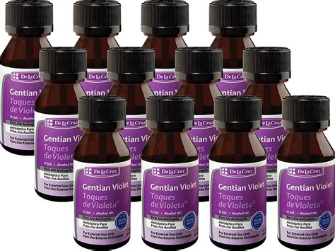 Amazon De La Cruz Gentian Violet Violeta De Genciana Tincture