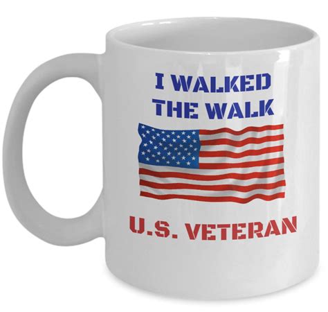 I Walked The Walk U S Veteran Coffee Mug Unique Military Etsy