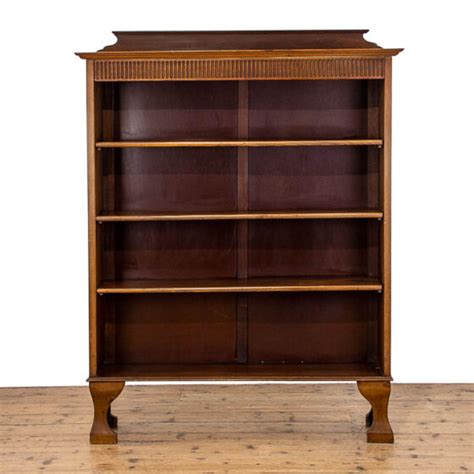 Edwardian Antique Open Bookcase M Penderyn Antiques