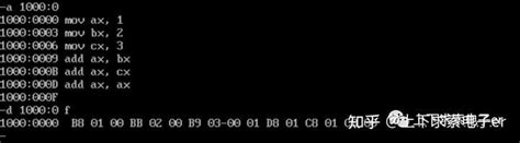 汇编语言怎么给寄存器赋值？ 知乎