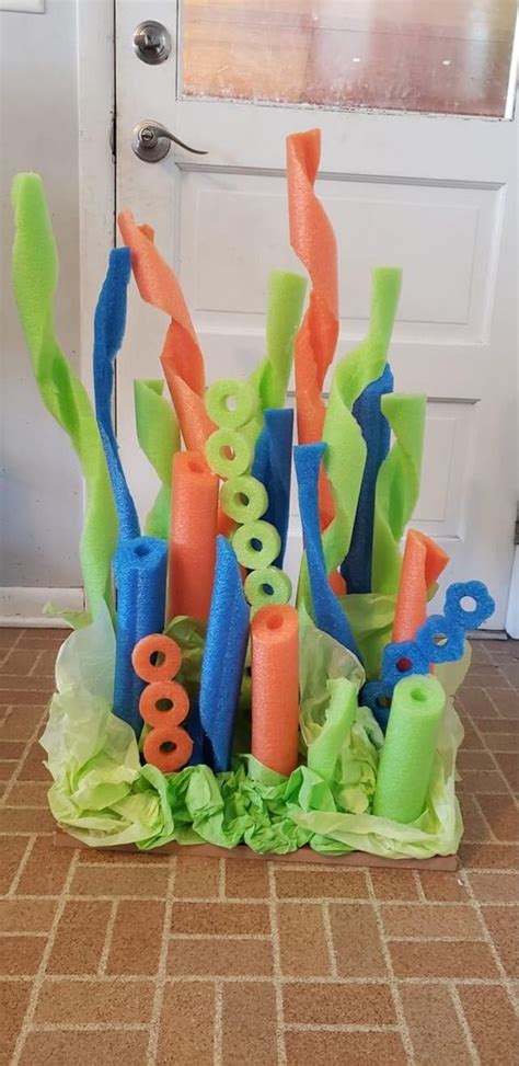 Pool Noodle Coral Reef Under The Sea Decorations Under The Sea Party